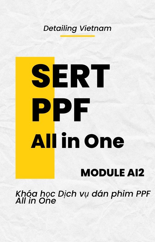 Khóa học Dịch vụ dán phim PPF All in One SERT PPF All in One