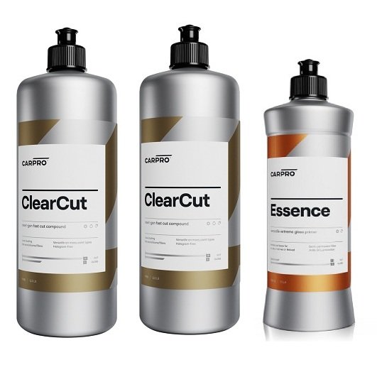 COMBO bộ đánh bóng bề mặt ô tô | CARPRO CLEARCUT | ESSENCE SiO₂ 1 COMBO bộ đánh bóng bề mặt ô tô | CARPRO CLEARCUT | ESSENCE SiO₂