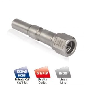Đầu nối nhanh bình bọt MTM KPS45 QUICK COUPLING Stainless Steel, kết nối KPS45