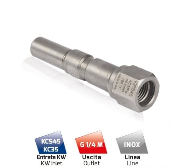 Đầu nối nhanh bình bọt MTM KPS45 QUICK COUPLING Stainless Steel, kết nối KPS45 1 Đầu nối nhanh bình bọt MTM KPS45 QUICK COUPLING Stainless Steel, kết nối KPS45