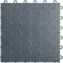Tấm lót sàn nhựa PP VERTEX Diamond Tile, Màu: Xám