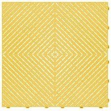 VERTEX Garage Floor Tile │ Tấm lót sàn nhựa PP chịu lực, Màu: Vàng