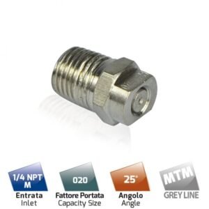 MTM HydroJet Stainless Steel 20 HPN31 | Đầu béc phun cao áp 25°